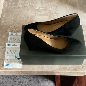 Women's Black Wedge Shoes